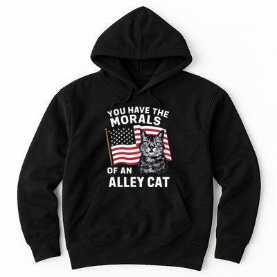 Morals Of An Alley Cat Funny Debate Biden Hoodie