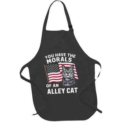 Morals Of An Alley Cat Funny Debate Biden Apron