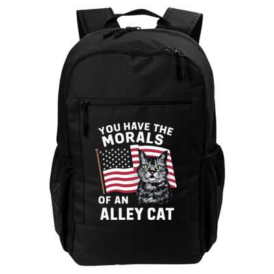 Morals Of An Alley Cat Funny Debate Biden Backpack
