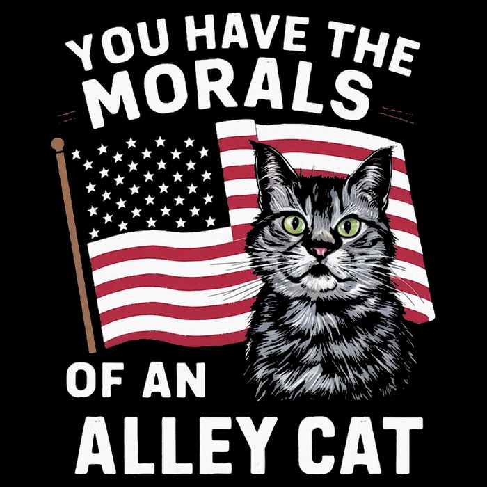 Morals Of An Alley Cat Funny Debate Biden 16 in Basic Backpack