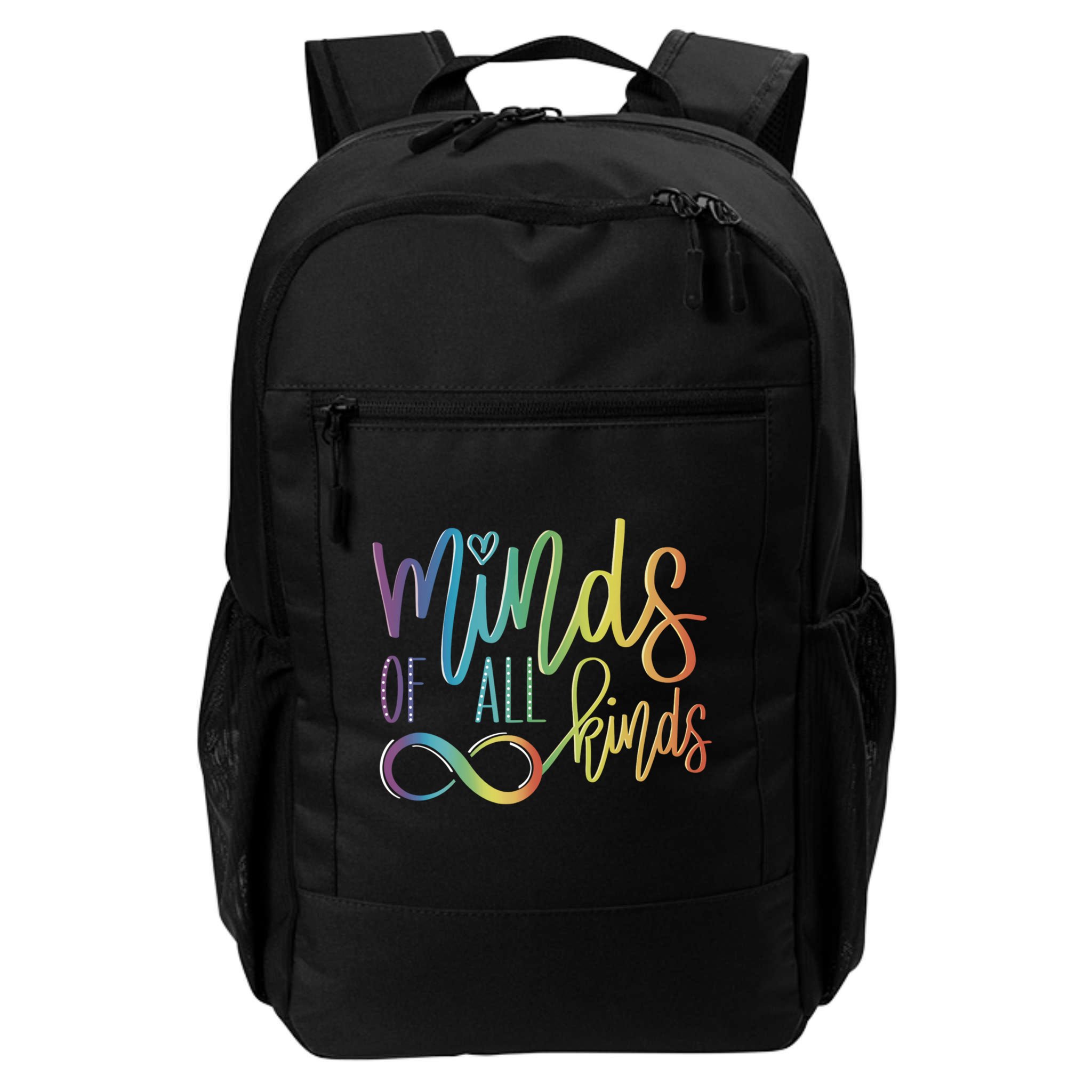 Minds Of All Kinds Neurodiversity Infinity Autism Awareness Gift Backpack