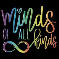 Minds Of All Kinds Neurodiversity Infinity Autism Awareness Gift Drawstring Bag
