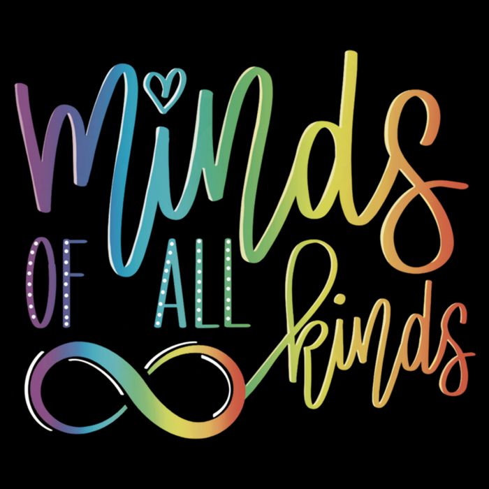 Minds Of All Kinds Neurodiversity Infinity Autism Awareness Gift Drawstring Bag