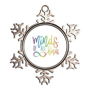 Minds Of All Kinds Neurodiversity Infinity Autism Awareness Gift Metallic Star Ornament