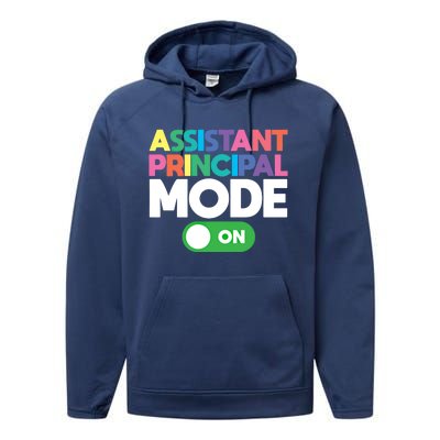 Mode On Assistant Principal Gift Performance Fleece Hoodie