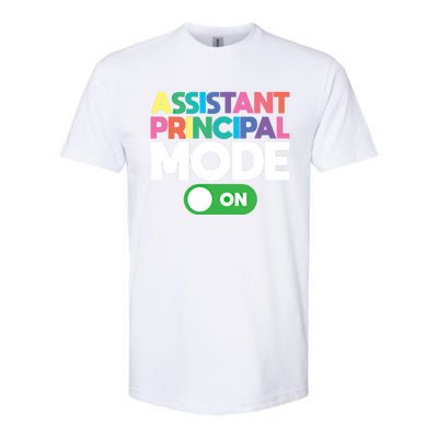 Mode On Assistant Principal Gift Softstyle CVC T-Shirt