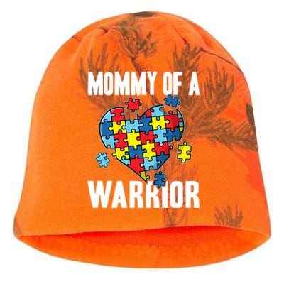 Mommy Of A Warrior Cute Autism Awareness Puzzle Great Gift Kati - Camo Knit Beanie