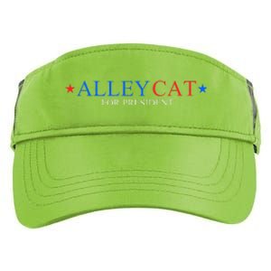 Morals Of An Alley Cat For President 2024 Adult Drive Performance Visor