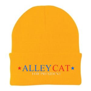 Morals Of An Alley Cat For President 2024 Knit Cap Winter Beanie