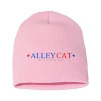 Morals Of An Alley Cat For President 2024 Short Acrylic Beanie