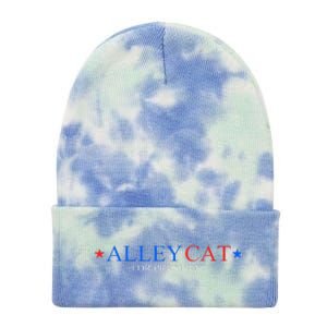 Morals Of An Alley Cat For President 2024 Tie Dye 12in Knit Beanie