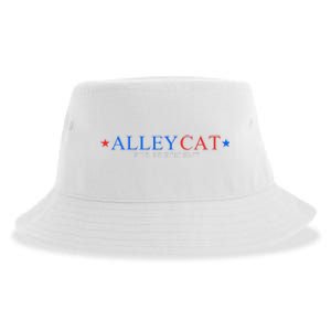 Morals Of An Alley Cat For President 2024 Sustainable Bucket Hat