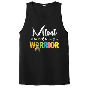 Mimi Of A Warrior Autism Awareness Im A Proud Grandmother Gift PosiCharge Competitor Tank