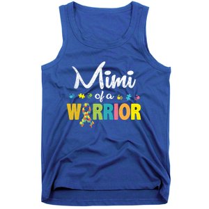 Mimi Of A Warrior Autism Awareness Im A Proud Grandmother Gift Tank Top