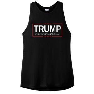 Make Our America Great Again Great Gift Ladies PosiCharge Tri-Blend Wicking Tank