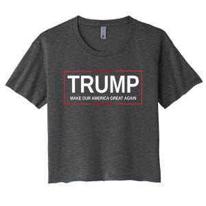 Make Our America Great Again Great Gift Women's Crop Top Tee