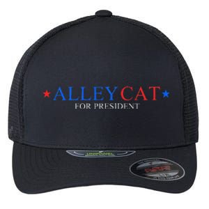 Morals Of An Alley Cat For President 2024 Flexfit Unipanel Trucker Cap