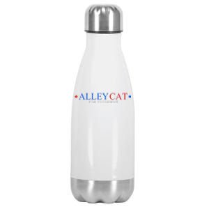 Morals Of An Alley Cat For President 2024 Stainless Steel Insulated Water Bottle