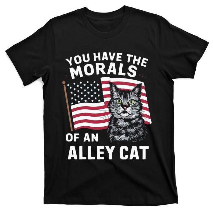 Morals Of An Alley Cat Funny Debate Biden T-Shirt