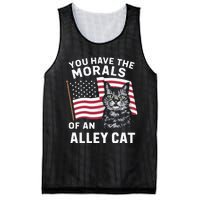 Morals Of An Alley Cat Funny Debate Biden Mesh Reversible Basketball Jersey Tank