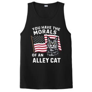 Morals Of An Alley Cat Funny Debate Biden PosiCharge Competitor Tank