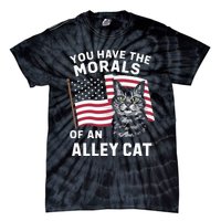 Morals Of An Alley Cat Funny Debate Biden Tie-Dye T-Shirt