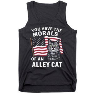 Morals Of An Alley Cat Funny Debate Biden Tank Top