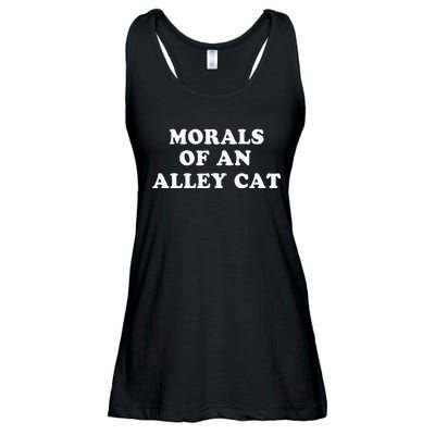 Morals Of An Alley Cat Ladies Essential Flowy Tank