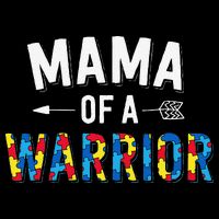 Mama Of A Warrior Family Mom World Autism Awareness Day Baby Bodysuit
