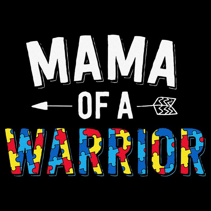 Mama Of A Warrior Family Mom World Autism Awareness Day Baby Bodysuit