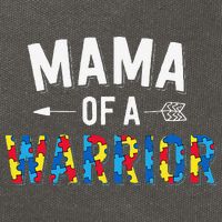 Mama Of A Warrior Family Mom World Autism Awareness Day Cotton Canvas Backpack