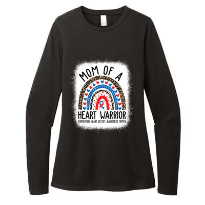 Mom Of A Warrior CHD Congenital Heart Defect Awareness Month Womens CVC Long Sleeve Shirt