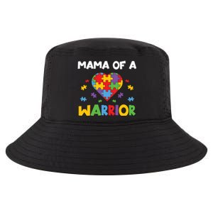 Mama Of A Warrior Family Mom World Autism Awareness Day Gift Cool Comfort Performance Bucket Hat