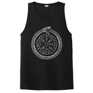 Mystic Ouroboros Ancient Viking Symbol Vegvisir Norse PosiCharge Competitor Tank