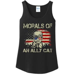 Morals Of An Ally Cat Trump Biden Debate Ladies Essential Tank