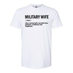 Military Or Army Wife / Proud Definition Great Gift Softstyle CVC T-Shirt