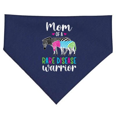 Mom Of A Rare Disease Warrior Mom Rare Disease Awareness USA-Made Doggie Bandana