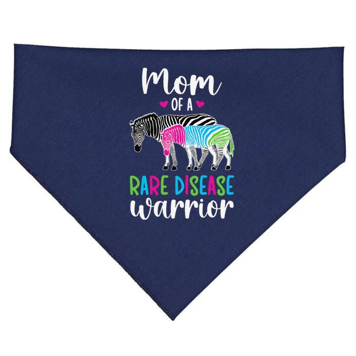 Mom Of A Rare Disease Warrior Mom Rare Disease Awareness USA-Made Doggie Bandana