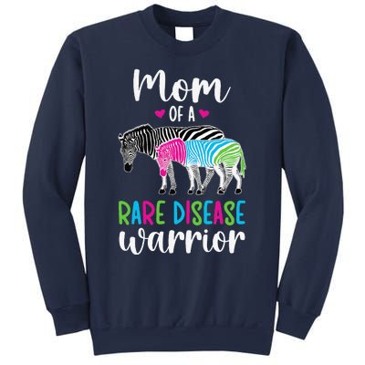 Mom Of A Rare Disease Warrior Mom Rare Disease Awareness Sweatshirt