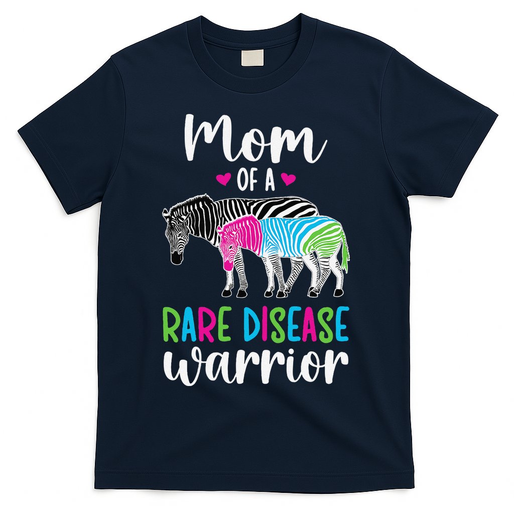 Mom Of A Rare Disease Warrior Mom Rare Disease Awareness T-Shirt