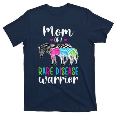 Mom Of A Rare Disease Warrior Mom Rare Disease Awareness T-Shirt