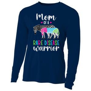 Mom Of A Rare Disease Warrior Mom Rare Disease Awareness Cooling Performance Long Sleeve Crew