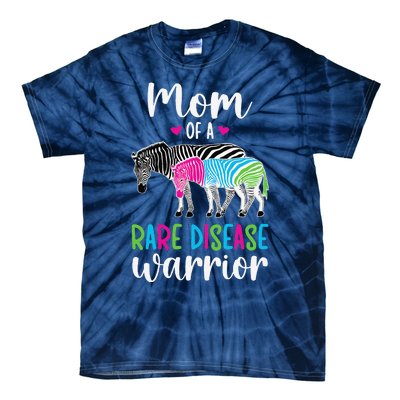 Mom Of A Rare Disease Warrior Mom Rare Disease Awareness Tie-Dye T-Shirt