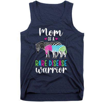 Mom Of A Rare Disease Warrior Mom Rare Disease Awareness Tank Top