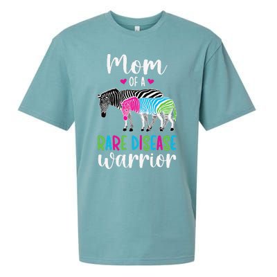 Mom Of A Rare Disease Warrior Mom Rare Disease Awareness Sueded Cloud Jersey T-Shirt