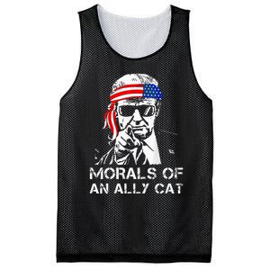 Morals Of An Ally Cat Trump Biden Debate Mesh Reversible Basketball Jersey Tank