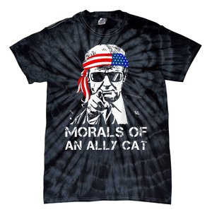 Morals Of An Ally Cat Trump Biden Debate Tie-Dye T-Shirt