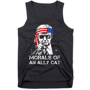 Morals Of An Ally Cat Trump Biden Debate Tank Top