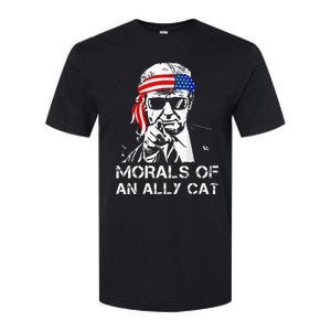 Morals Of An Ally Cat Trump Biden Debate Softstyle CVC T-Shirt