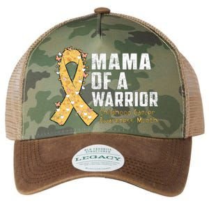 Mama Of A Warrior Hood Cancer Awareness Gift Legacy Tie Dye Trucker Hat